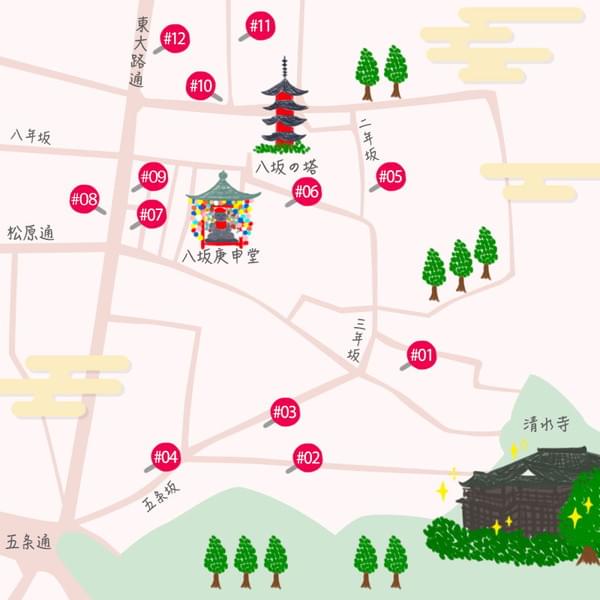 清水寺マップ